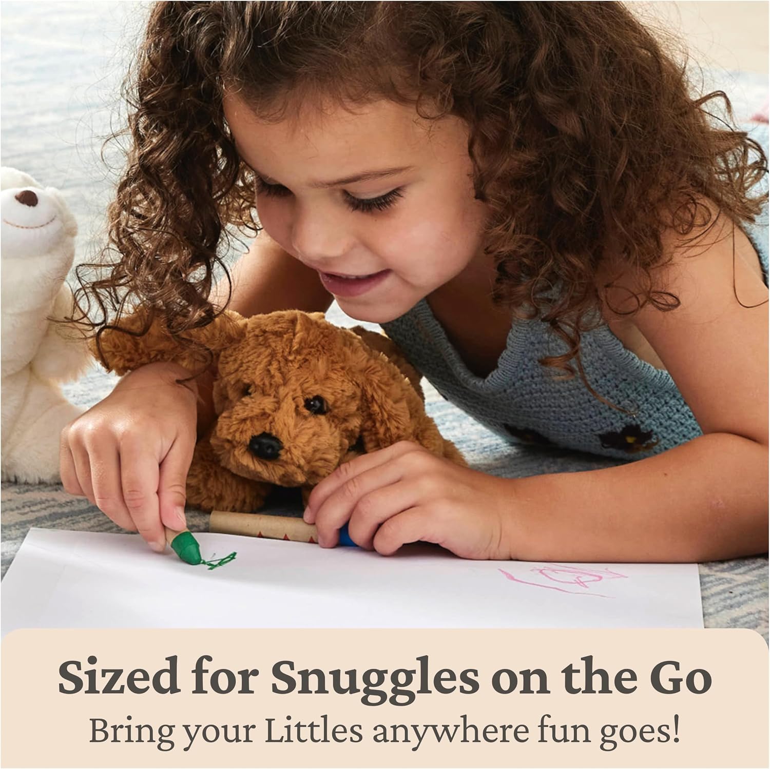GUND Muttsy Puppy Dog, Little Stuffed Animals, Classic Plush Toys for Ages 1 and Up, Amber, 7”