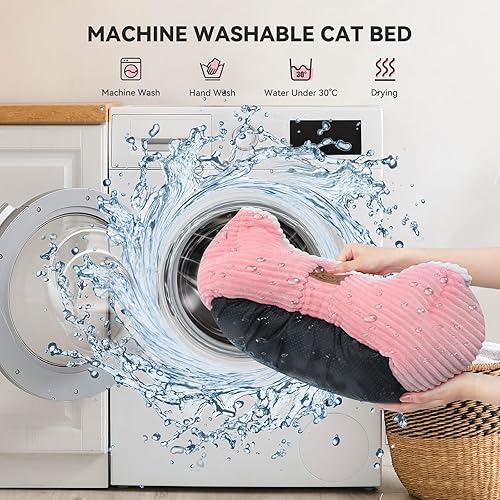 Miniatura 6 de Cama rectangular para perros y gatos, para mascotas, regalo para cachorros y gatitos, lavable a máquina, sofá mullido para interiores y exteriores,