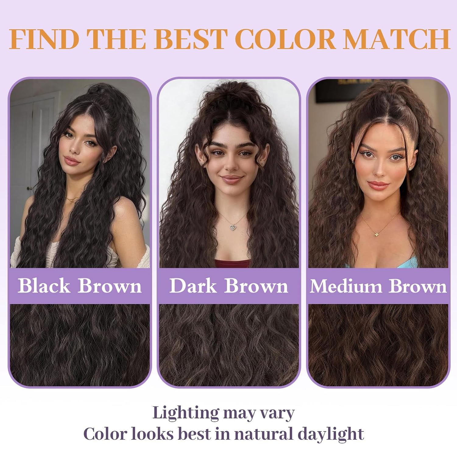 Isaic 30 Inch Claw Clip Ponytail Extension – Volumizing Wavy Hairpiece for Thin Hair, Natural Looking Synthetic Ponytail for Daily Use (Dark Brown)