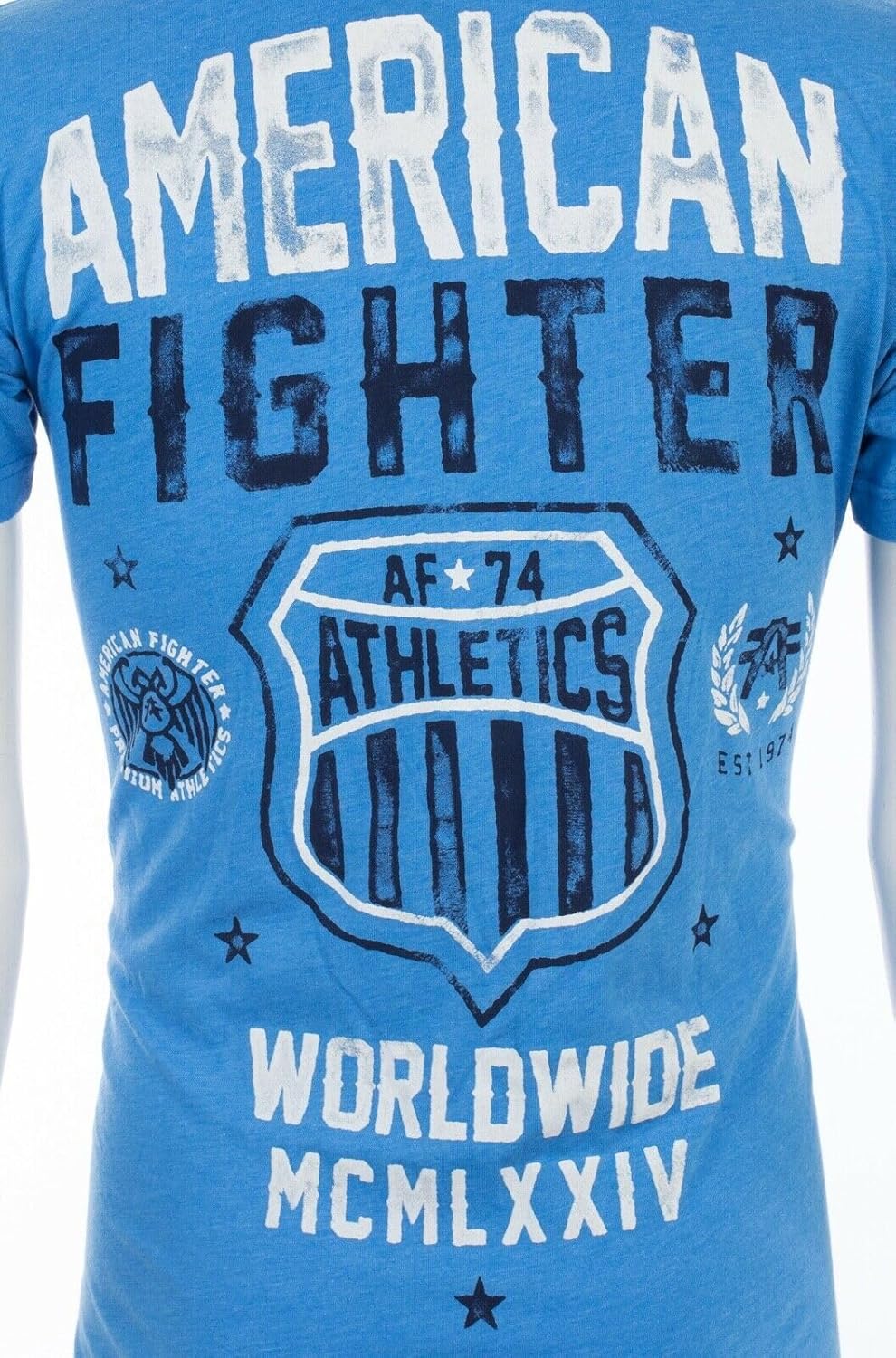 American Fighter Men T-Shirt North Carolina Blue XS-5XL
