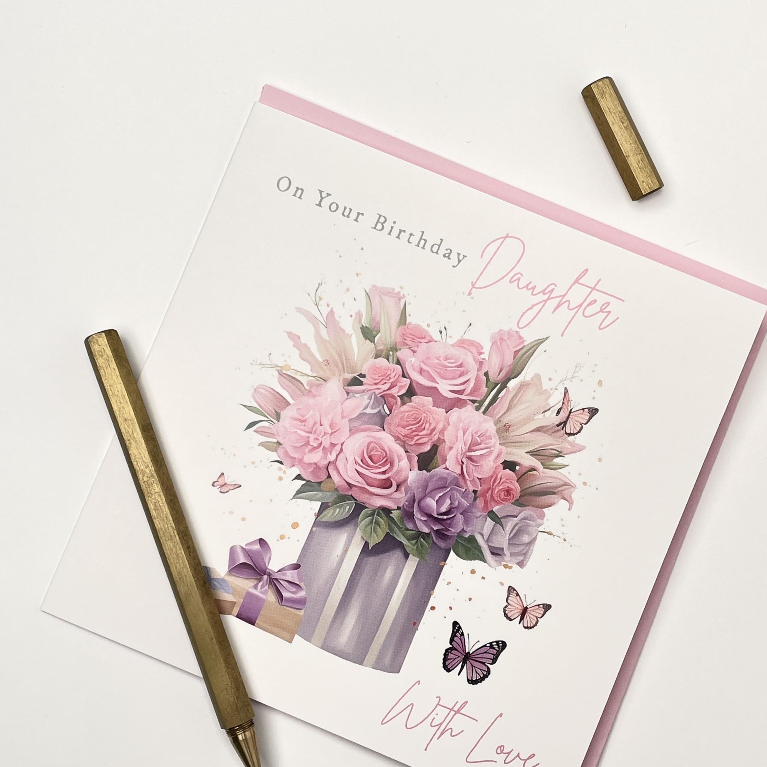 Old English Co. Cartes D'anniversaire Pour Fille - Jolies Fleurs