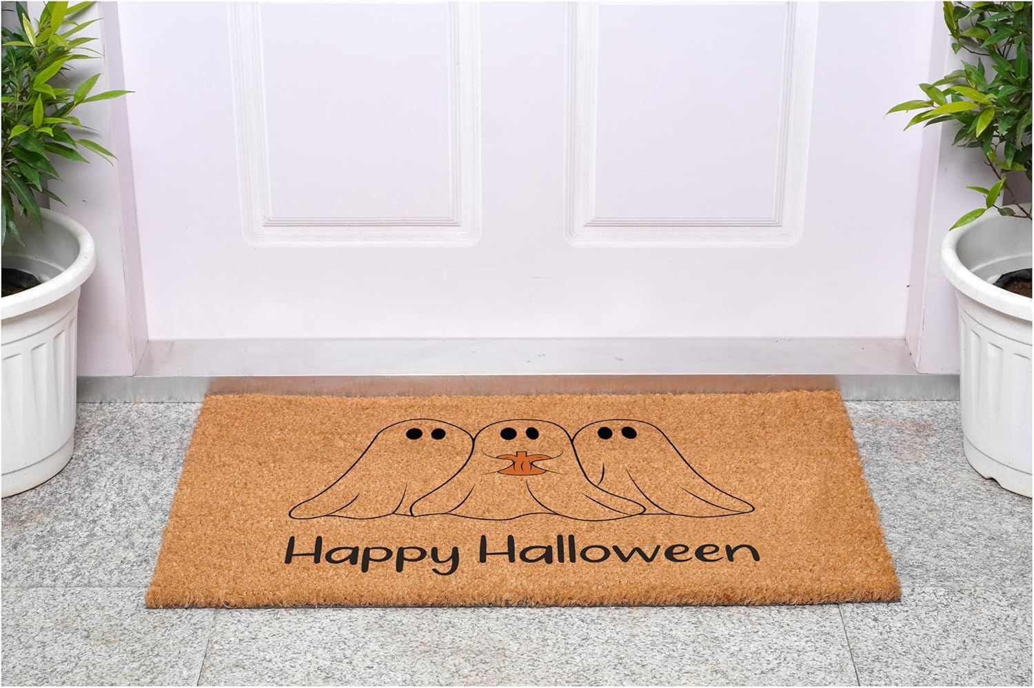 Calloway Mills Halloween Ghost Trio Doormat (17" x 29")