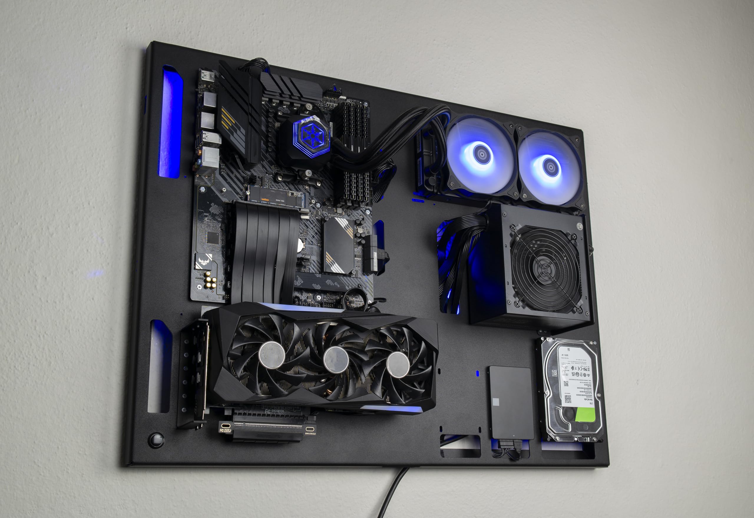 ABK Design, custodia per pc da parete, custodia per pc da gioco