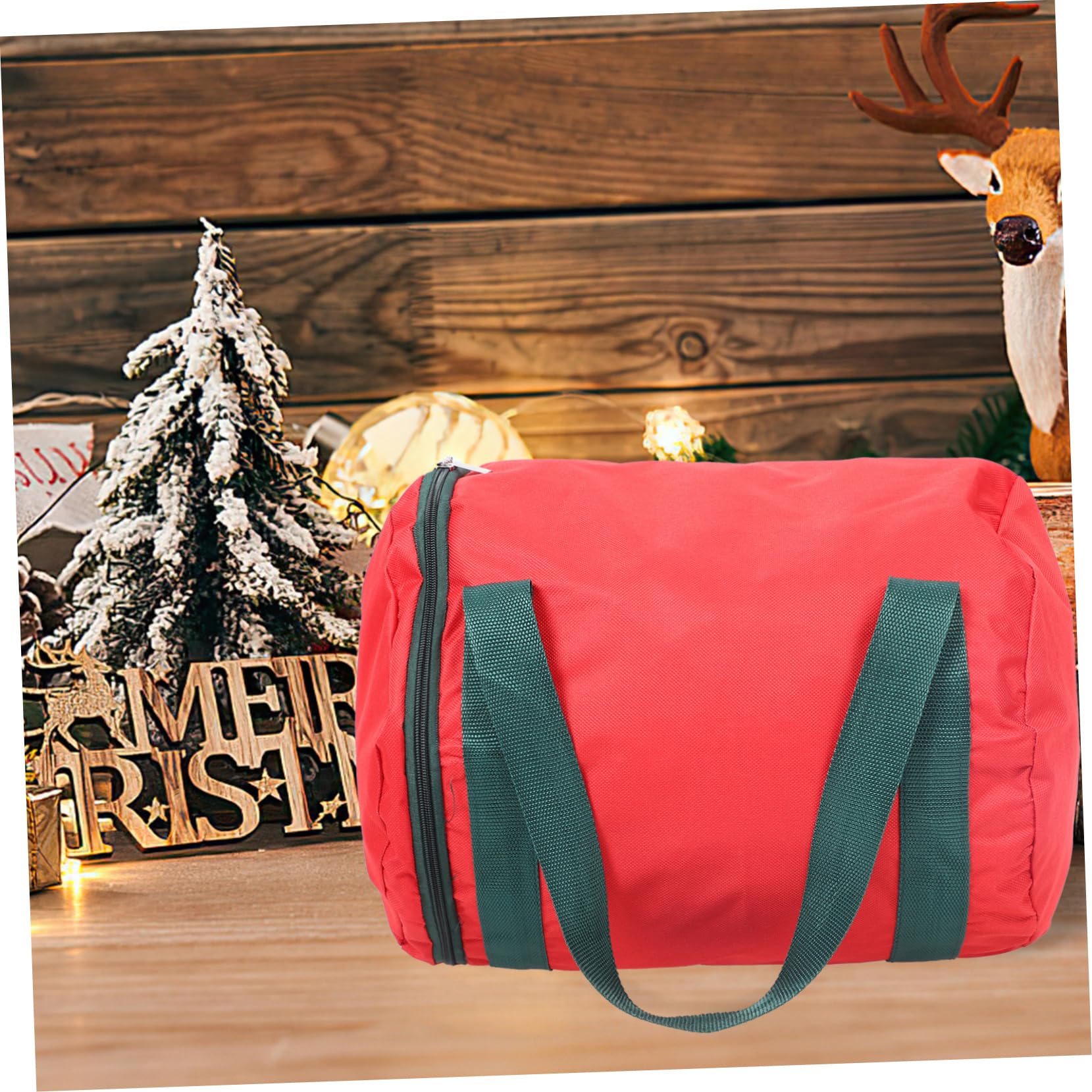 IMIKEYA Lichterkette Tasche 2st Weihnachtslicht-Aufbewahrungstasche Urlaub Weihnachtsbaum-Aufbewahrungstasche Weihnachtsfreigabe Aufbewahrung Von Glühbirnen Weihnachtslampenbehälter 600d Oxford-Stoff
