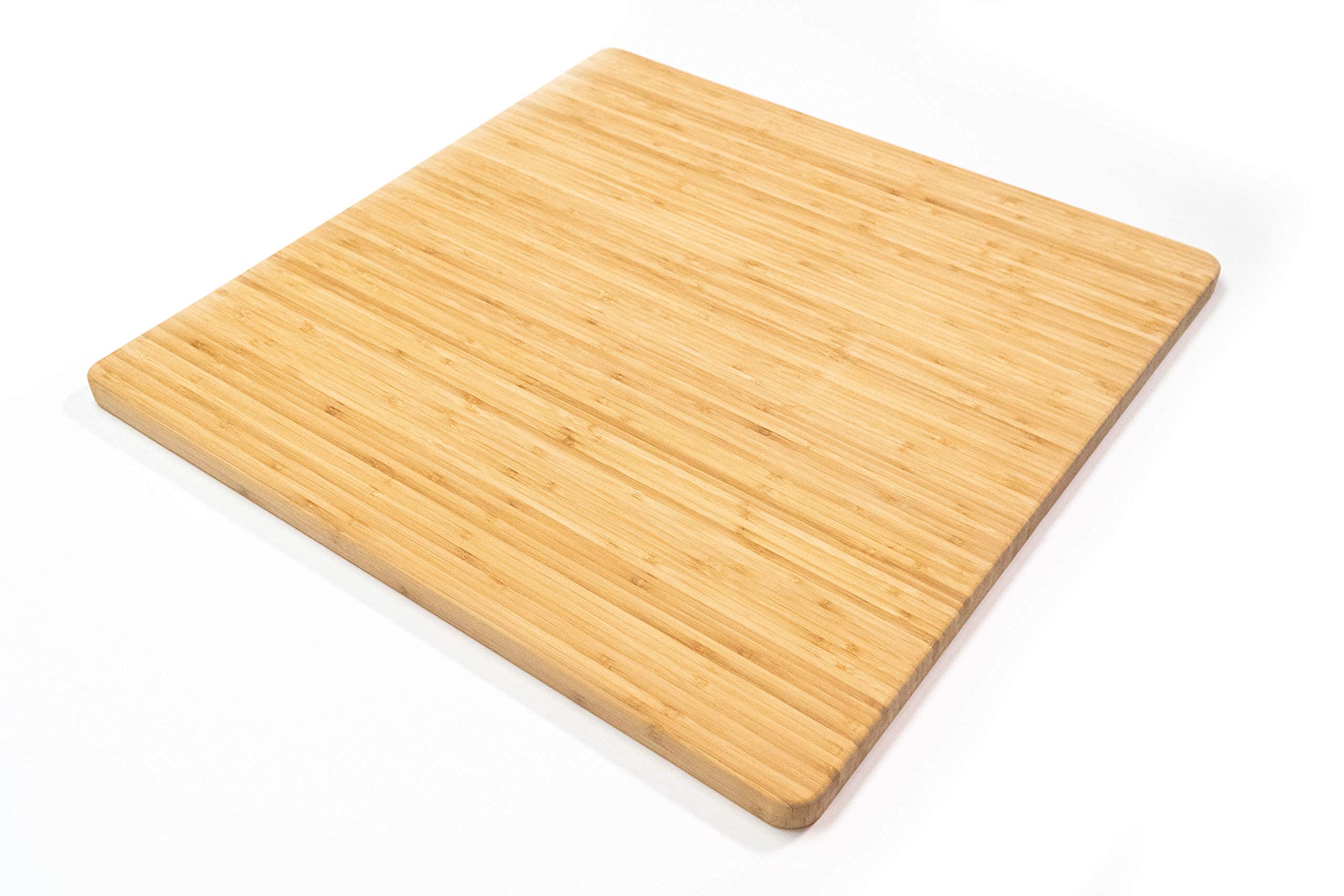 Bamboo Cutting Board, Wood Chopping Board, Large Serving Tray for Charcuterie Boards, Serving Platter, Food Tray, Kitchen Essentials for New Home (Vertical Grain, Large)