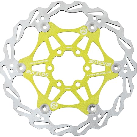 Lot De 2 Disques De Frein Pour Vélo (180 Mm) En Acier Inoxydable - Pour VTT, Vélo De Route - Épaisseur 1,8 Mm