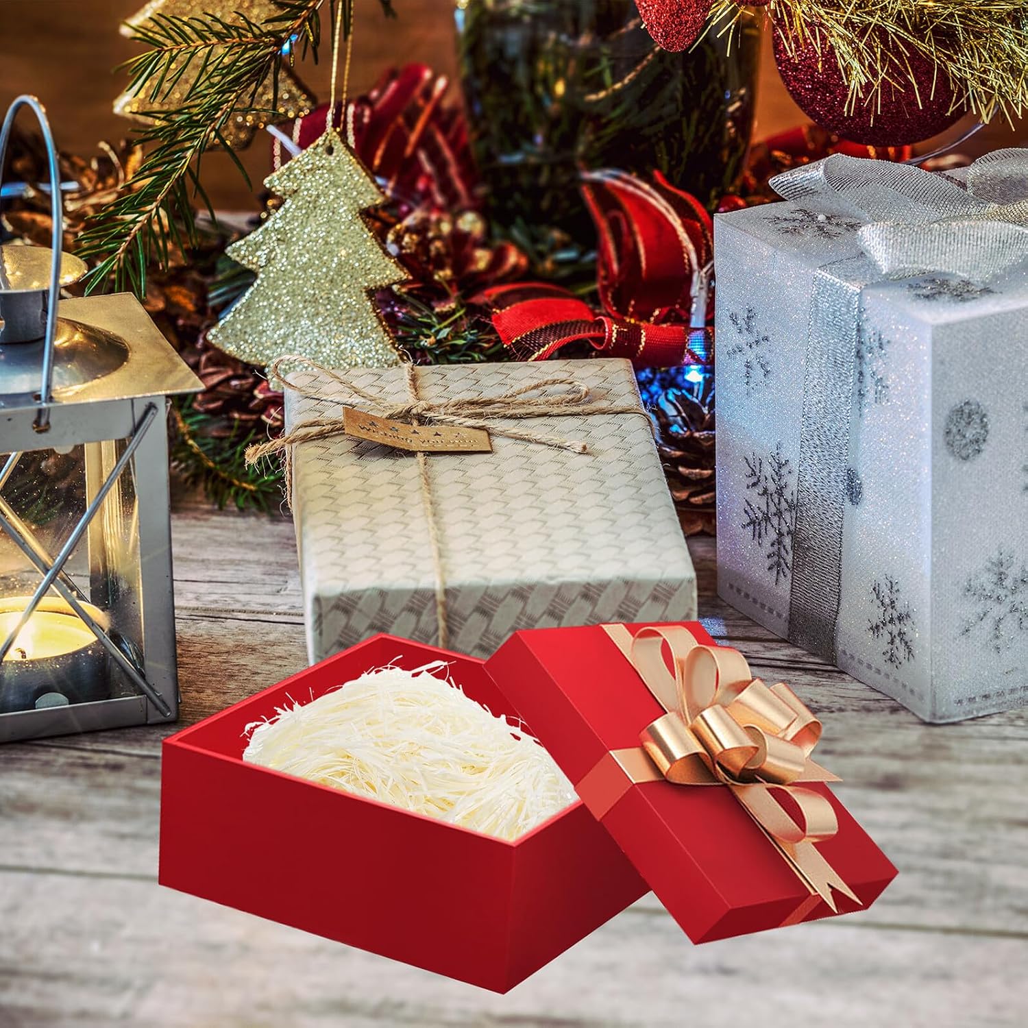 WATIIFUFU Shredded Paper Box Filler 500g Pack Crinkle Tissue Paper for Box Filling Packaging Decoration Suitable for Birthday Party and Wedding Wrap