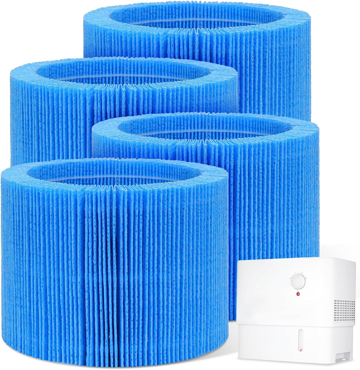 4 Pack Humidifier Filter PSU10E1BB, Humidifier Wicking Filter Replacement, Compatible with Pelonis Humidifier PSU10E1BB, PSU10E1WW, PSU10E2FWW and PSU10E2FBB, Washable Filter