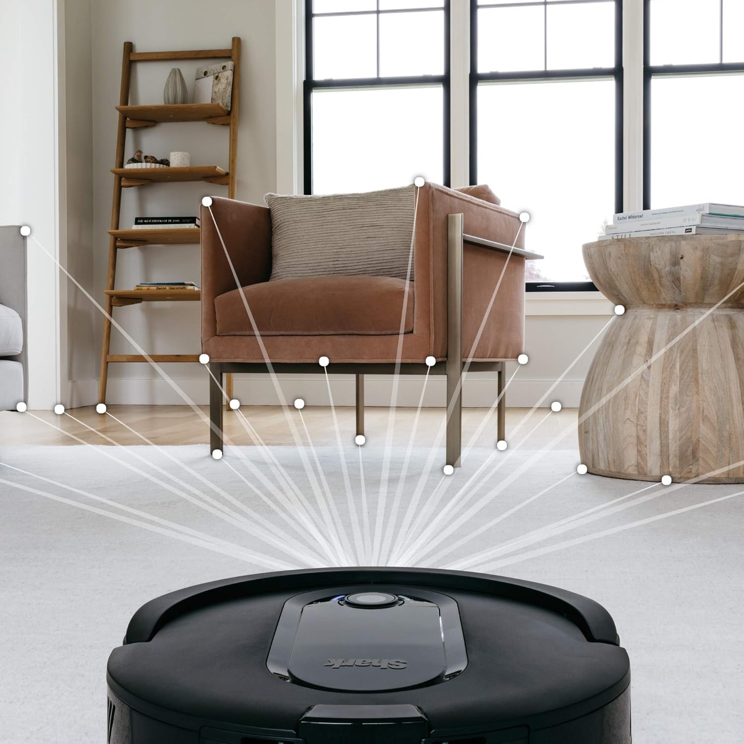Amazing 🔥 Shark IQ RV1001, Wi-Fi Connected, Home Mapping Robot Vacuum, Without Auto-Empty dock, Black