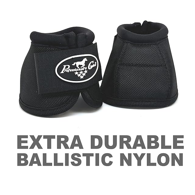 Foto 2 de 6 de Professionals Choice Equine Ballistic - Dos campanas para caballo. - BB253-BLA, Large, Negro