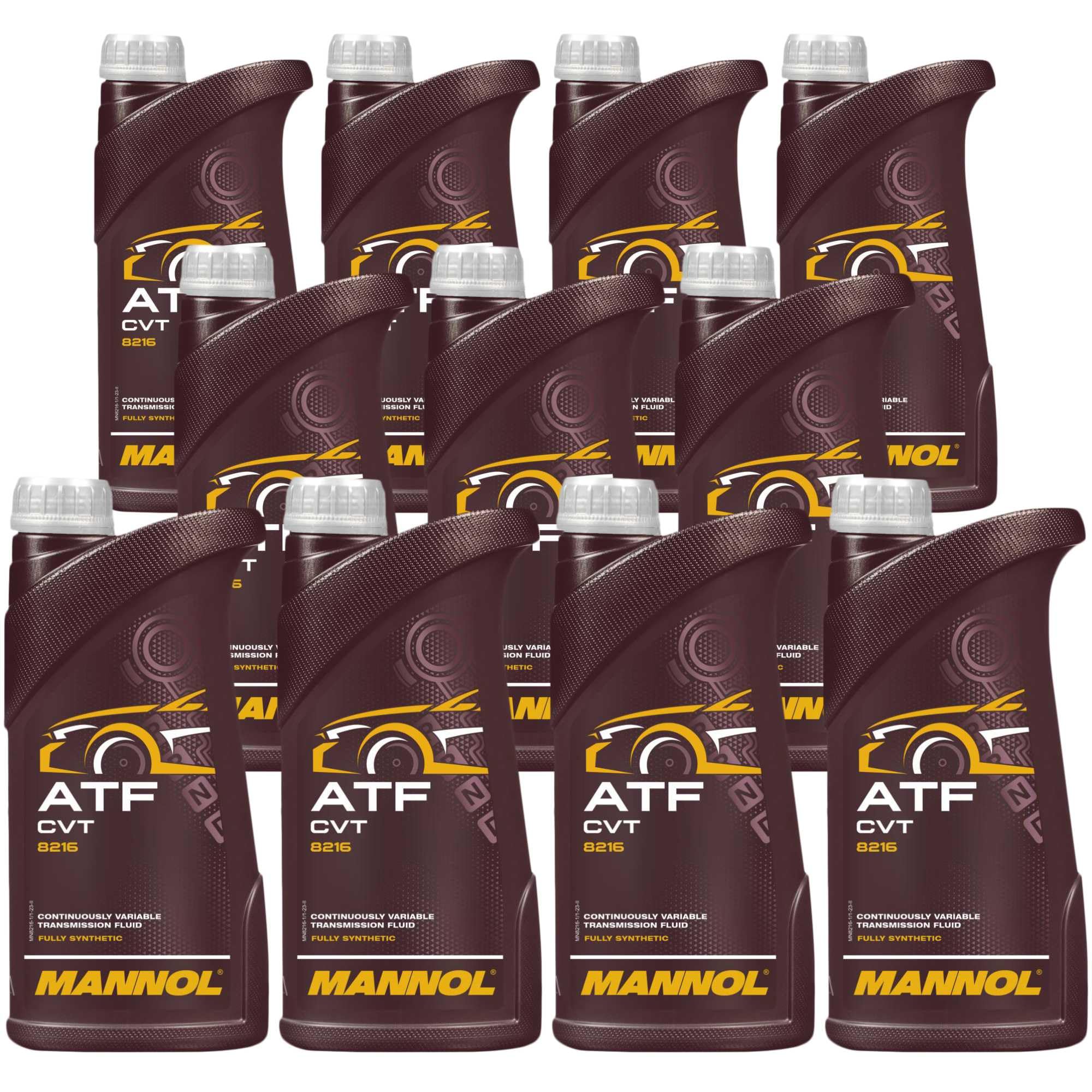 Set 85460669 MN8201-1 11x1 Liter Original MANNOL Automatikgetriebeöl CVT Variator Fluid Getriebe Öll
