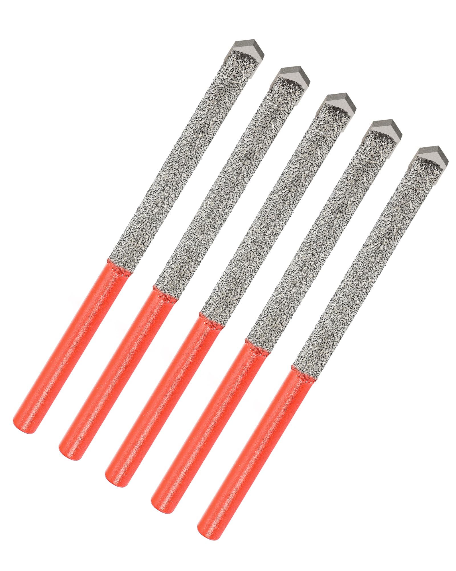 DT-DIATOOL Diamond Mortar Raking Bit - Tuck Pointing Bit with Carbide Tipped for Granite Marble Concrete Masonry Stone Removals Vacuum Brazed Bit (7.2 * 74mm)*5