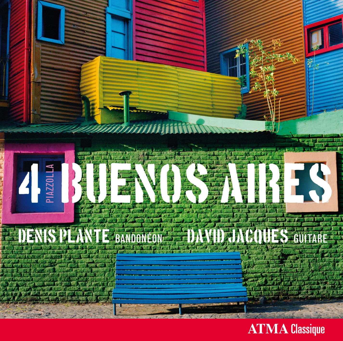 4 Buenos Aires [Audio CD] Astor Piazzolla; David Jacques and Denis Plante
