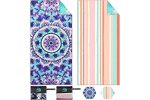 Oversized Lightweight Beach Towel for Travel