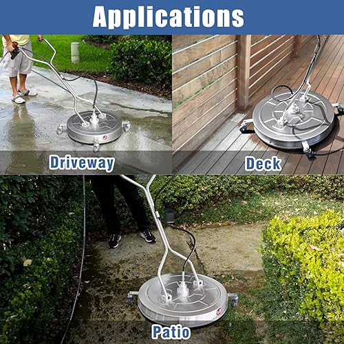 Miniatura 7 de janz Limpiador de superficies Pro de 30 pulgadas y varita telescópica de 24 pies