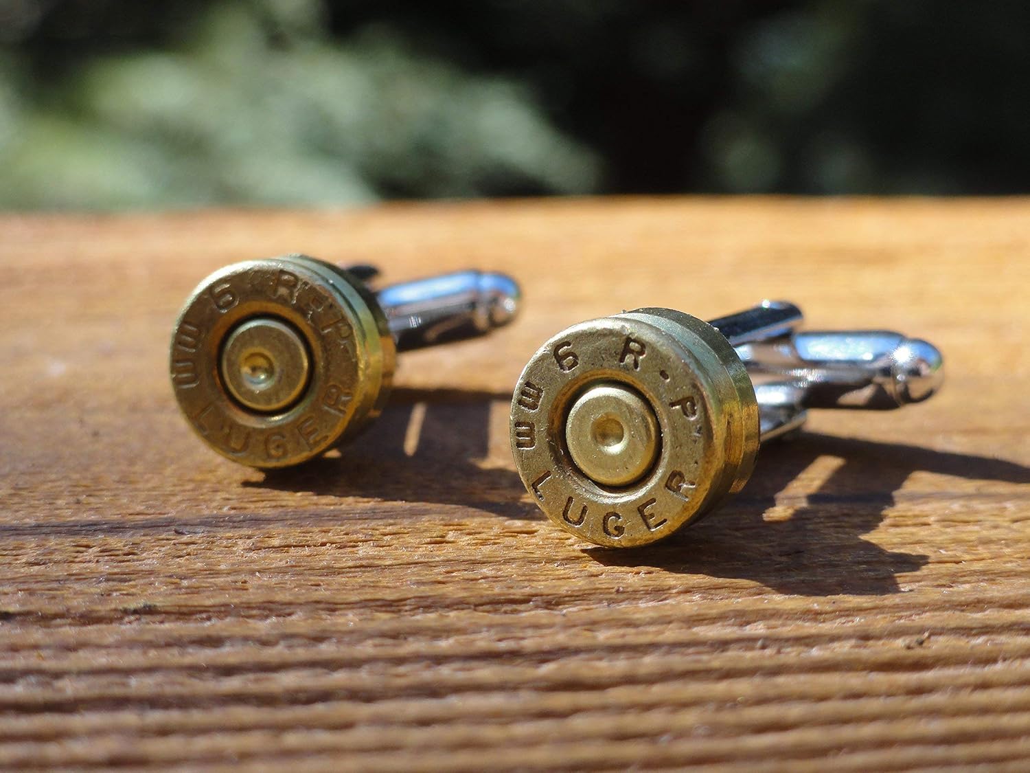 Luger 9mm Cufflinks, Lapel Pins, Tie Bars, Earrings, Jewelry and Accessories