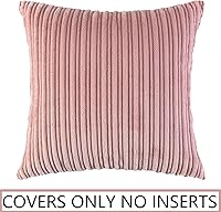 Vista 576 de UGASA - Juego de 2 fundas de almohada de terciopelo a rayas, funda decorativa para cojín con cremallera oculta para el hogar, sofá, dormitorio