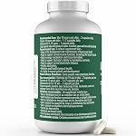 Glycinat de magnésium 200 mg Capsules (Élémentales) provenant de produits entièrement chélatés non buffer 100% Bisglycinate de magnésium - 300 Capsules à haute absorption de capacité maximale - Fabriqué au Canada - Nutritionn