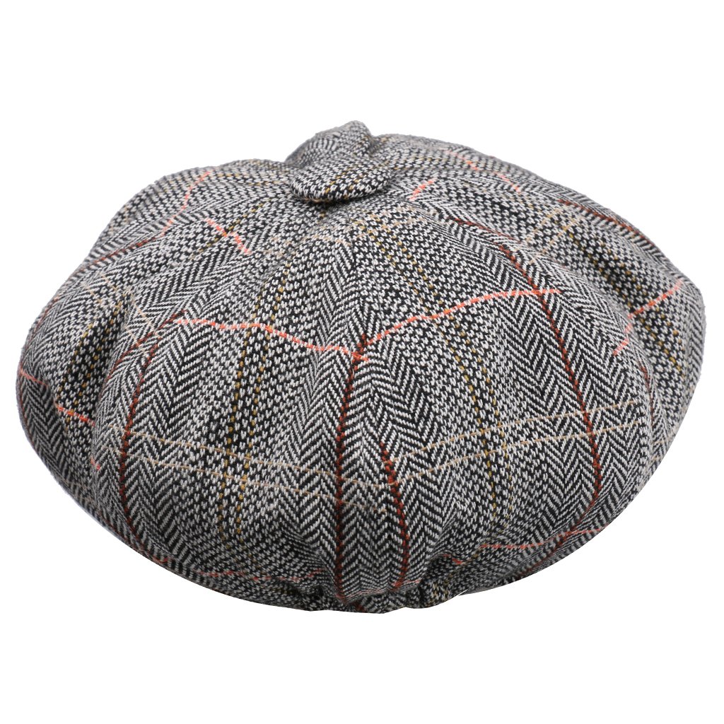 UJEAVETTE® Newsboy Golf Flat Gatsby Tweed Sun Hat Country Beret Baker Cap Grey|Golf Accessories|Golf Accessories for Men|Golf Accessories for Men Callaway|Golf Accessories Kit|Golf Accessories