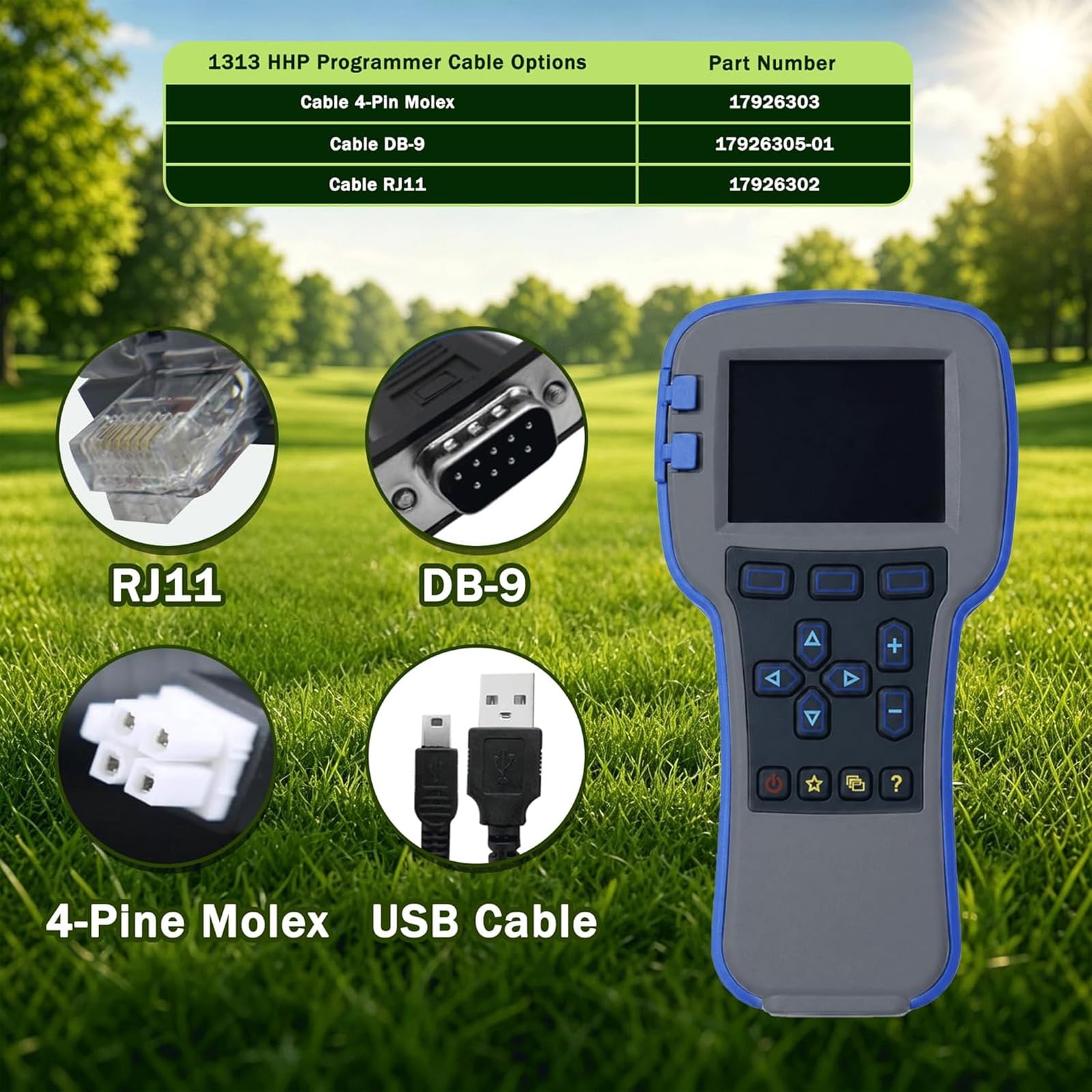Strumento configurazione del controller del veicolo con controlli servizio in reale, interfaccia programmazione portatile per tecnici carrelli elevatori con carrello da golf File