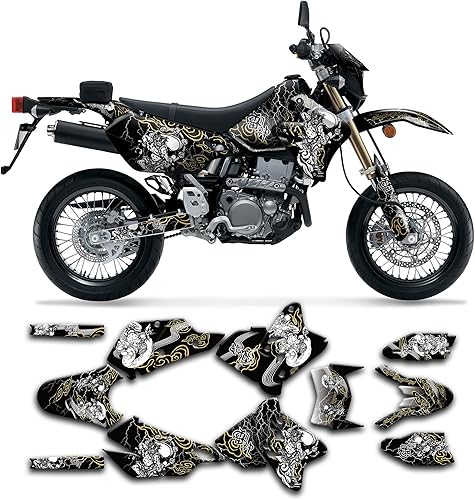 Miniatura 61 de Juego de calcomanías Kungfu Graphics personalizadas para Suzuki DRZ 400 SM Supermoto 1999, 2000, 2001, 2002, 2003, 2004, 2005, 2006, 2007, 2008,