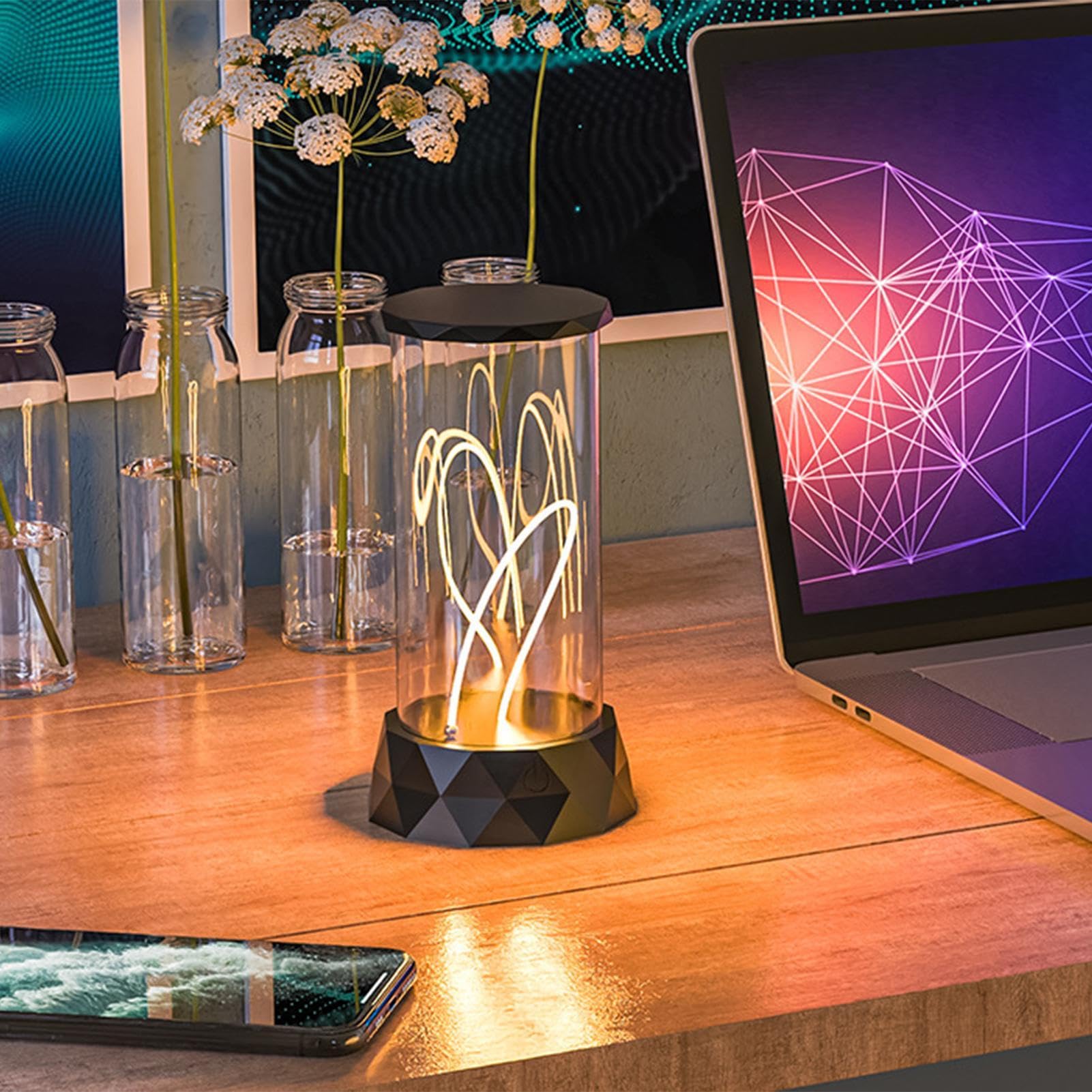 Amazon.co.jp: Dgayaeic 量子ナイトライト、量子テーブルナイトライト