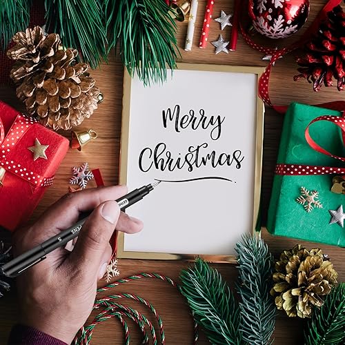 Miniatura 5 de Bolígrafo de caligrafía, bolígrafos de caligrafía para escribir, juego de pinceles de caligrafía para principiantes, marcadores de caligrafía,