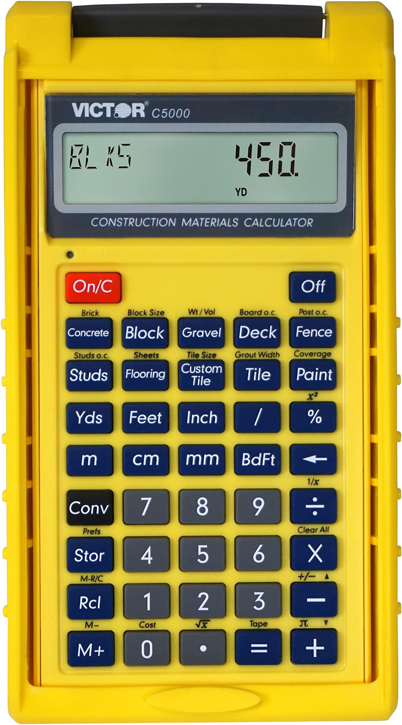 Victor C5000 Advanced Construction Calculator with Protective Case