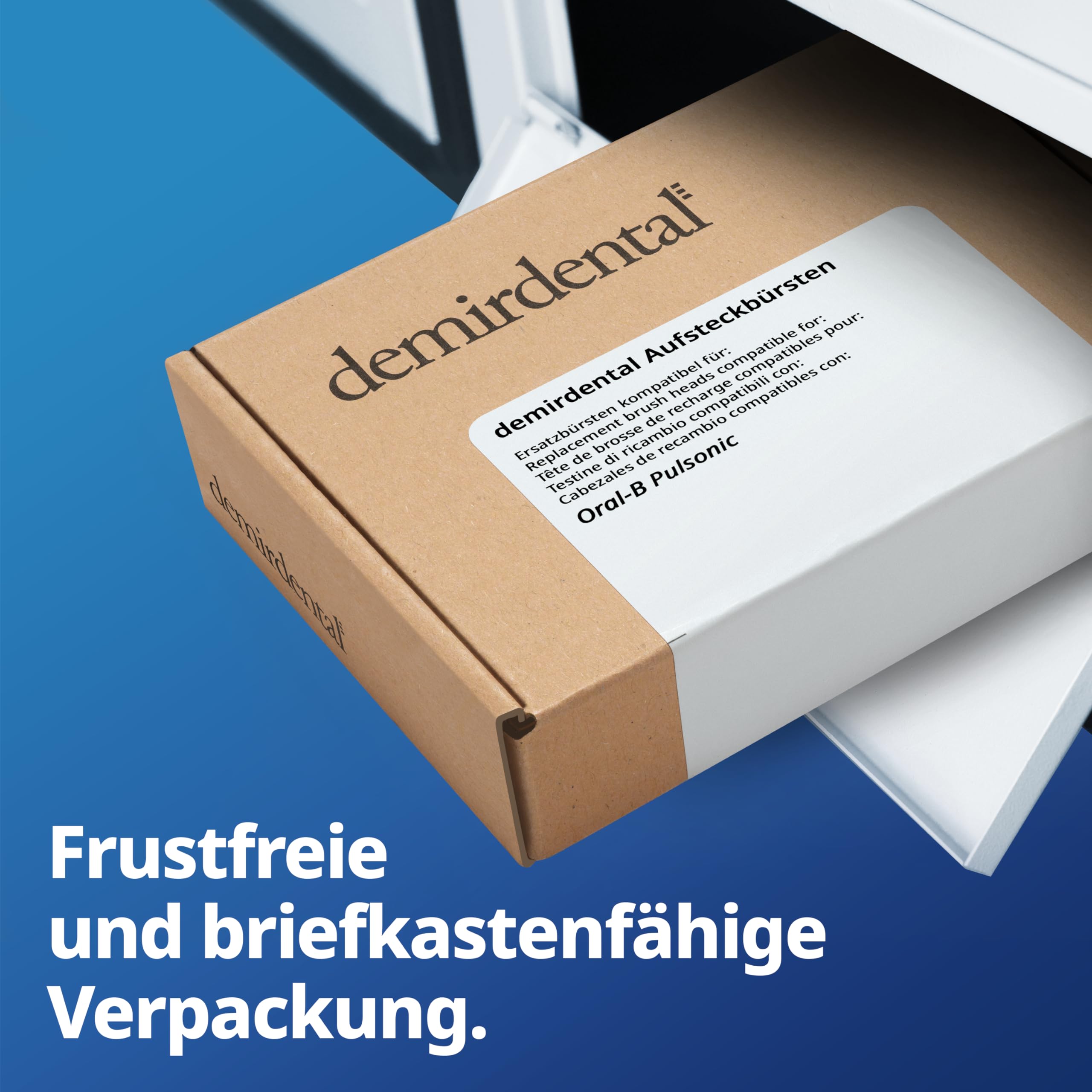 Extra Sensitive Aufsteckbürsten von demirdental für Oral-B Pulsonic Aufsteckbürsten Sensitive Plus, Ersatzbürsten für sehr empfindliche Zähne, 10 Stück (Packung mit 2)