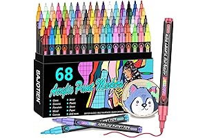Bajotien 68 Colors Acrylic Paint Pens: Empower Your Artistic Expression