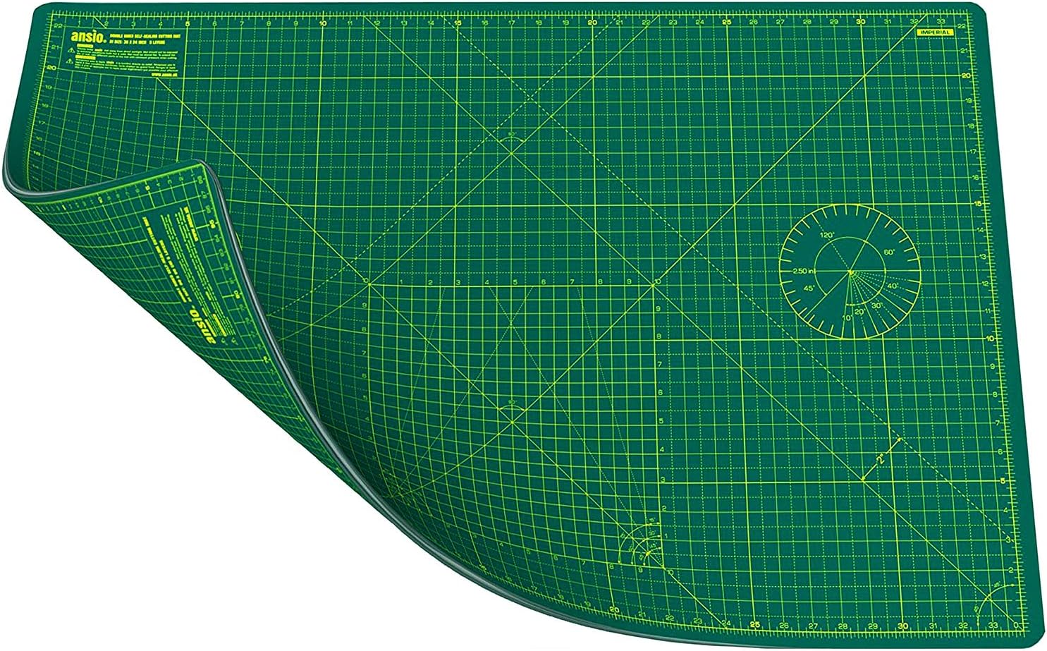 ANSIO Craft Cutting Mat Self Healing A1 Double Sided 5 Layers - Quilting,Sewing.