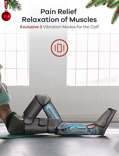 Miniatura 2 de WELOV Masajeador de compresión de piernas para circulación, regalos de Navidad para papá, mamá, hombres y mujeres, masajeador de piernas con calor