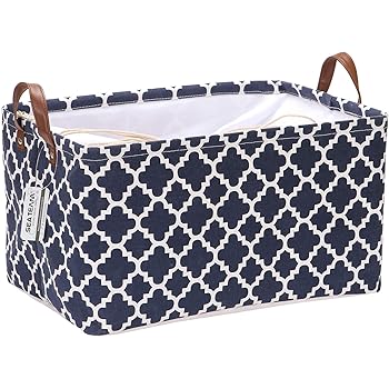 Sea Team Wäschebehälter, 45,72 x 38,1 cm, faltbar, Leinen-/ Segeltuch