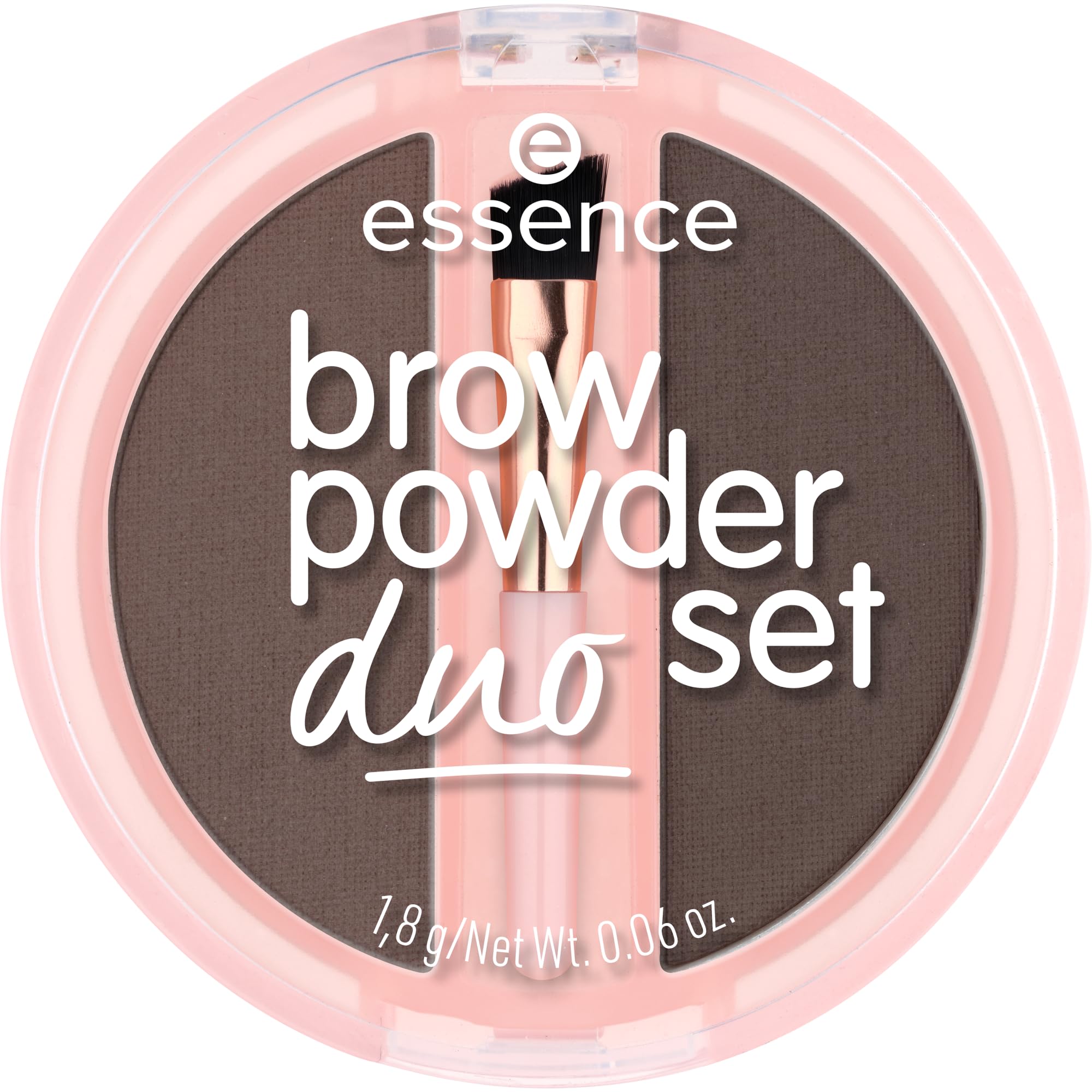 essence zestaw do brwi brow powder duo, konturowanie, naturalny (1.8g)