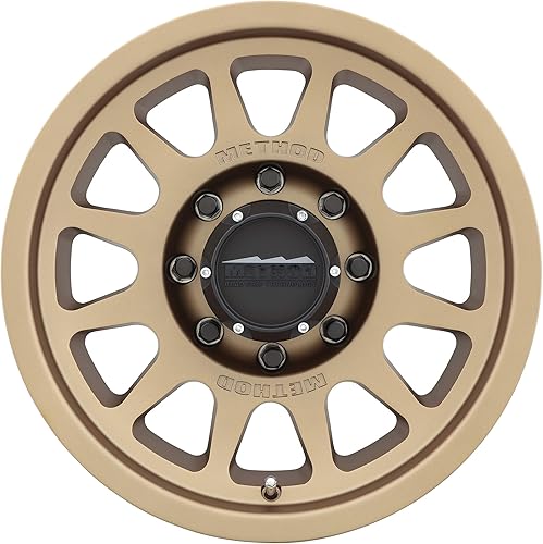 Miniatura 8 de Method Race Wheels 703 Negro Mate 17x8.5 pulgadas, 6x5.5 pulgadas, desplazamiento de 0.000 in, 4.75 pulgadas de eje posterior, MR70378560500