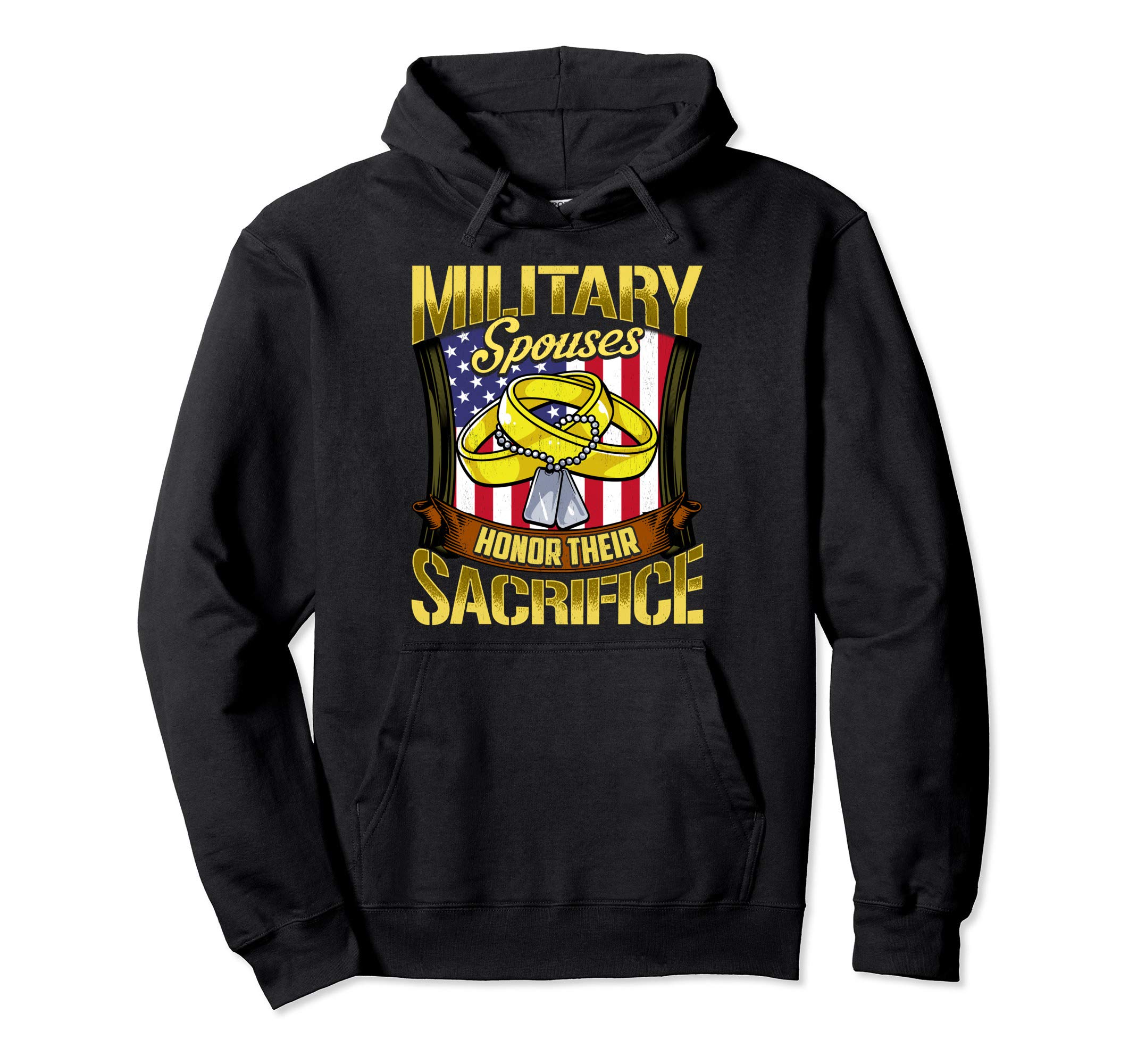 Military Spouses Quotefor America's Military Families Pullover Hoodie