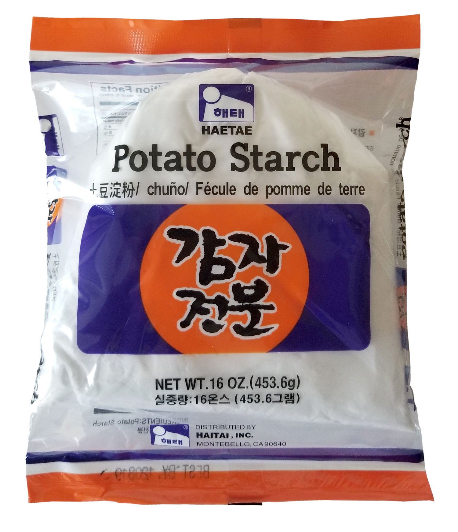 Haitai Agriculture Rice Flour / Potato Starch / Acorn Powder / Mung Bean Starch (Potato Starch (감자전분) 1 lb, 2 Bag)