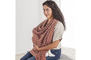 Itzy Ritzy Breastfeeding Boss Muslin Nursing Cover - Multi-Use Essential for Nursing Moms