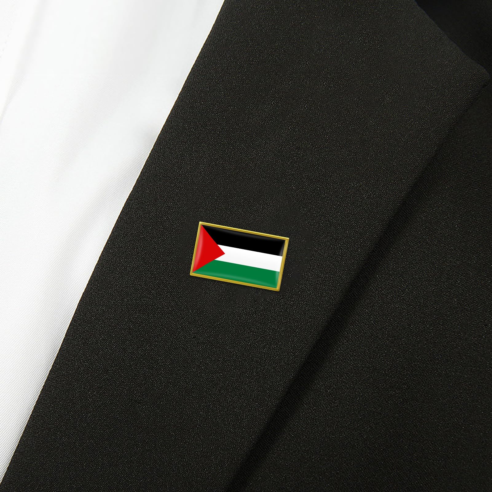 Insignias de la Bandera Palestina, Alfileres, Broches y Pines Esmaltados