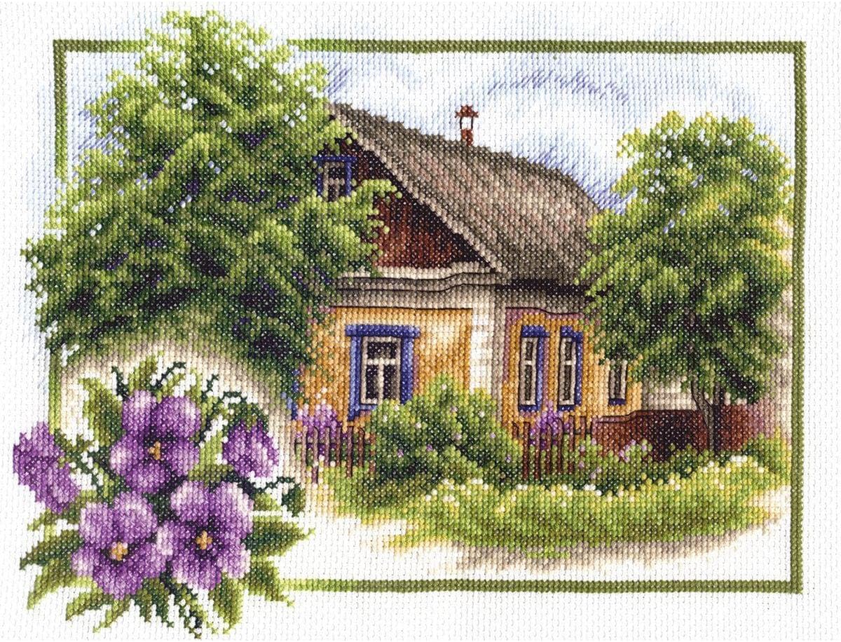 PANNA - Counted Cross Stitch Kit - County Fair - PR-7259 - Pre-Sorted Thread - Cross Stitch Patterns - Crafts for Adults - Aida - 10.5 x 15 Inches
