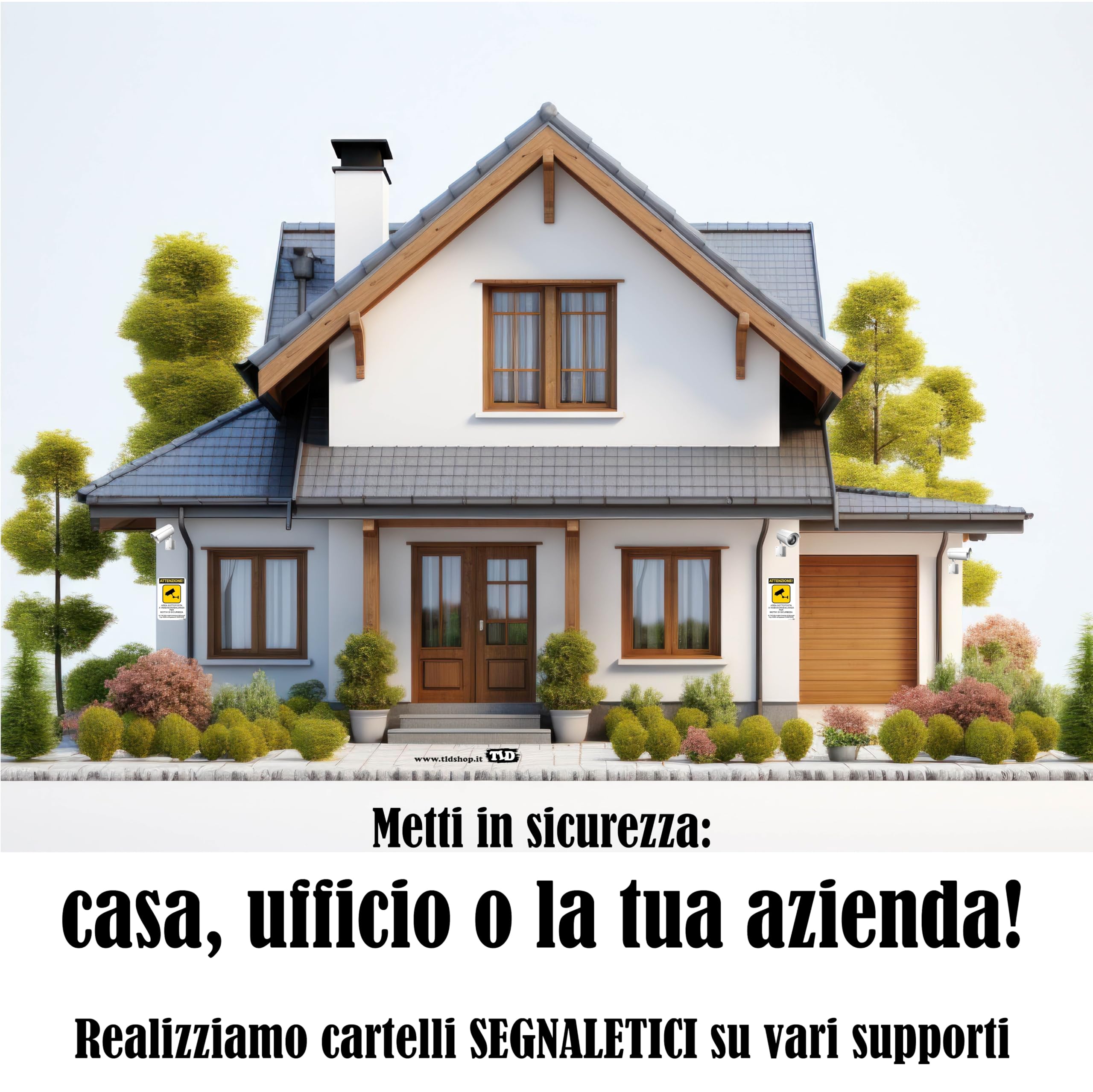 TLDSHOP® - Cartello Segnaletico - DIVIETO DI SOSTA LASCIARE LIBERO IL PASSAGGIO - 20x30cm - Materiale: Alluminio 3mm(DiBOND) - Quantità: Pz (10)