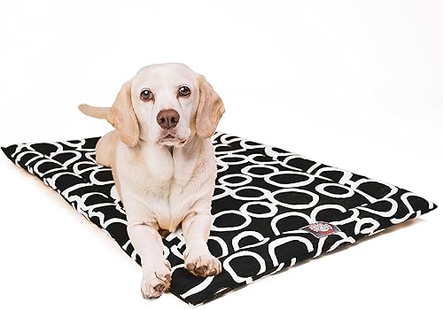 Miniatura 15 de Majestic Pet Products - Tapete para cama de perro de 30 pulgadas, color amarillo fusión Negro -,Gris,Marrón mocha,Azul marino,Amarillo