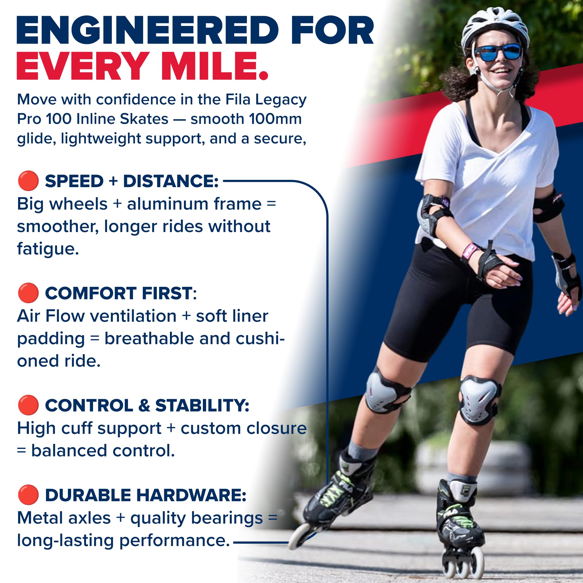 FILA Legacy Pro 100 Damen-Skates