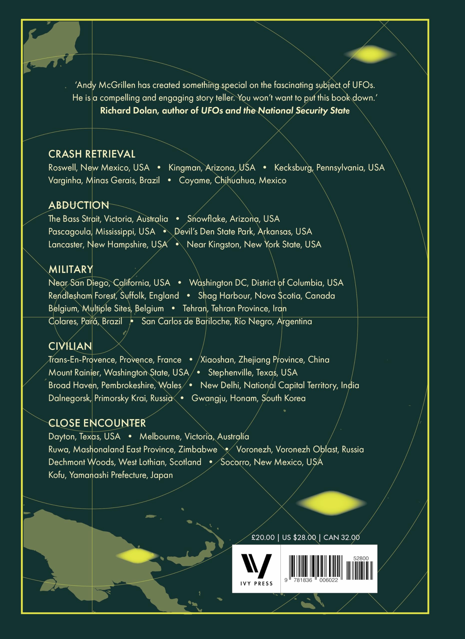 Atlas of Unidentified Flying Objects: and Unexplained Anomalous Phenomena (Unexpected Atlases)