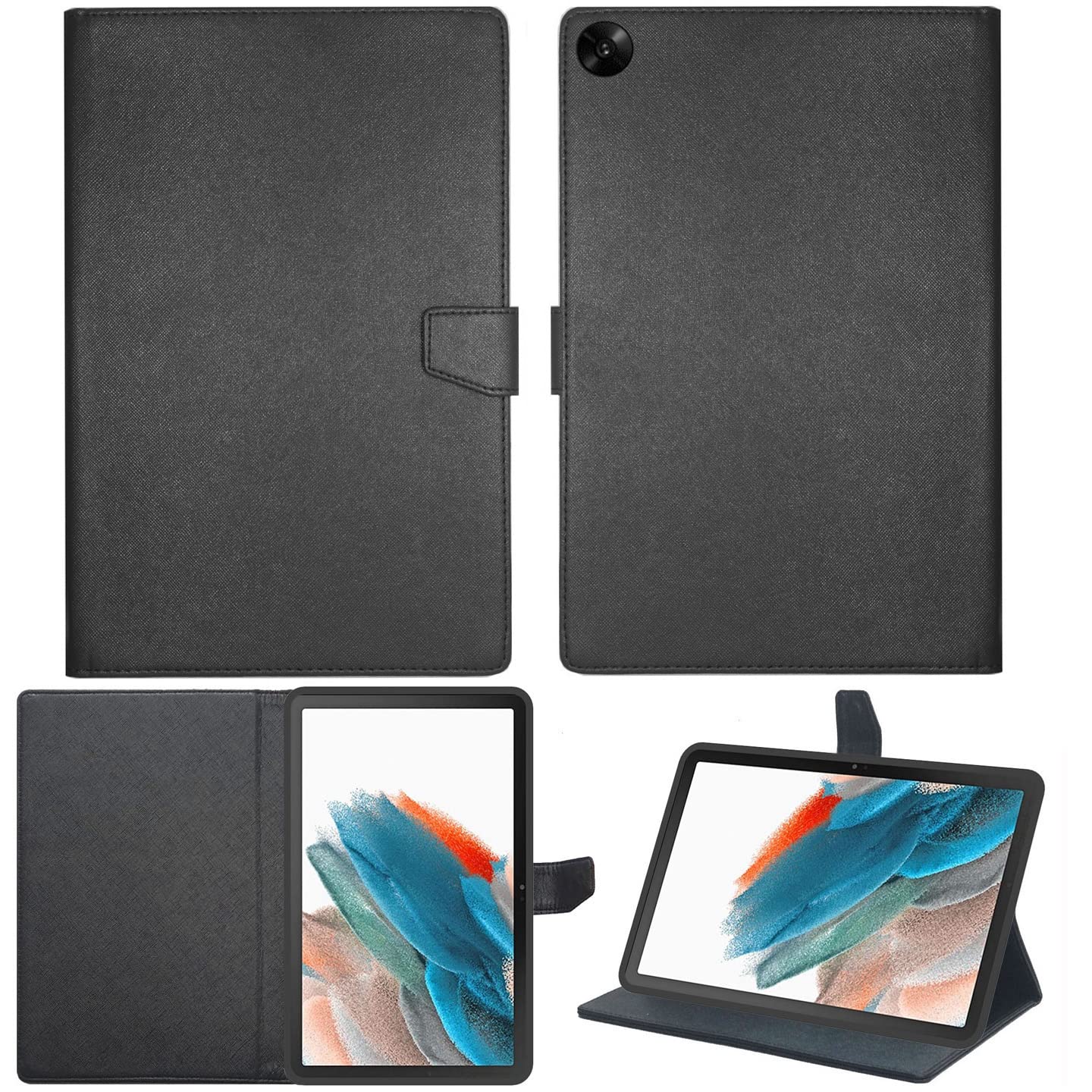Zaoma PU Leather Flip Flap Case Compatible for Samsung Galaxy Tab A8 10.5 Inch 2022 (SM-X200/SM-X205/SM-X207) Tablet - Mer Black (B0BPLM99LP) Amazon Price History, Amazon Price Tracker