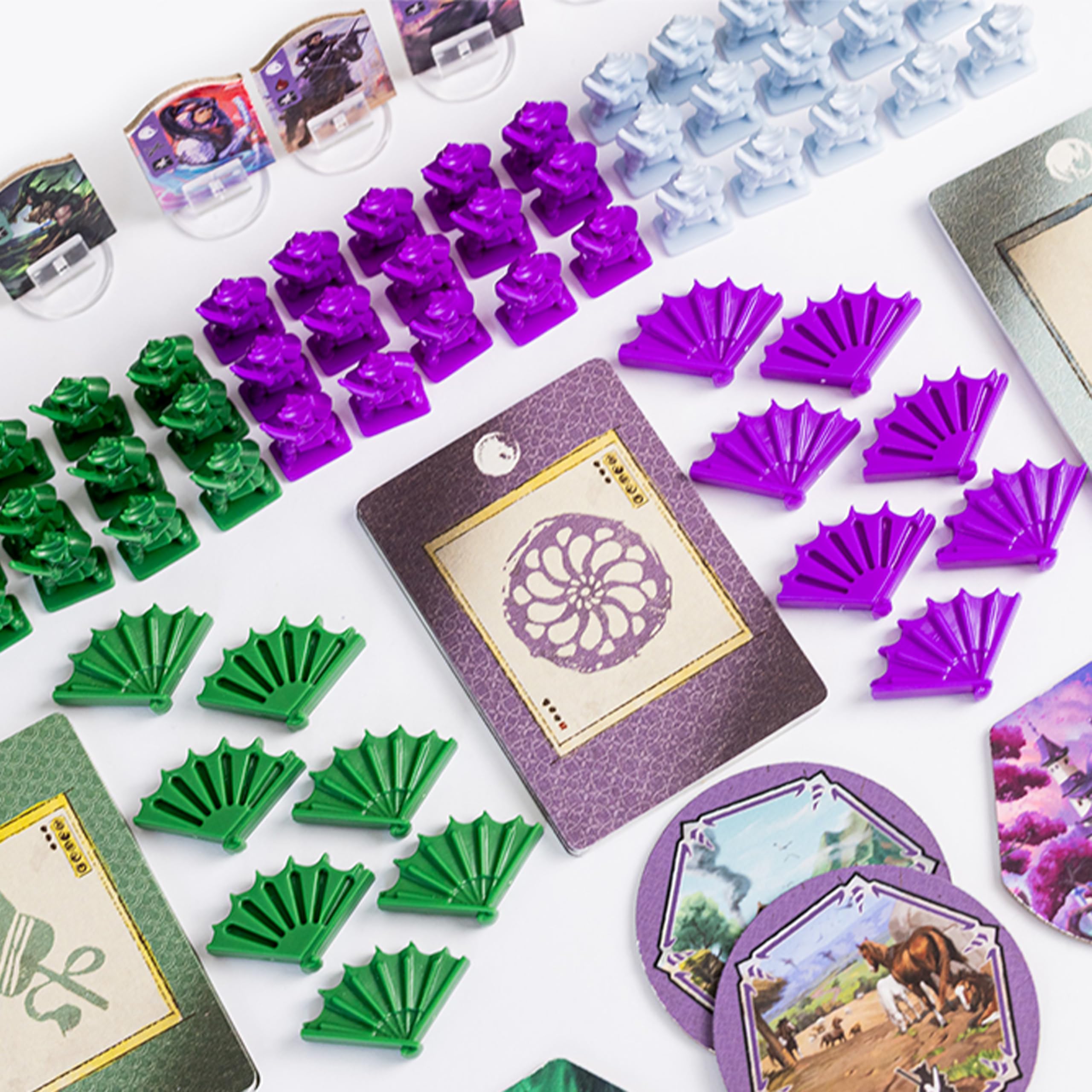 Asmodee – Gunsen: Schlacht für Tomhi RANBO – strategisches Brettspiel für Experten zum Thema Samurai – Gesellschaftsspiel für Familien und Freunde – 2-6 Spieler – 14+ Jahre – Italienische Ausgabe