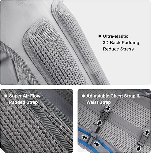 Miniatura 4 de Everfun Mochila de hidratación de 18 litros con bolsa de agua de 2L3 L, mochila de agua para senderismo para mujeres y hombres, paquete de