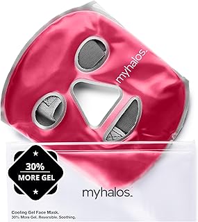 MyHalos Máscara facial de hielo – Mascarilla ...