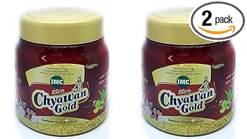 IMC Aloe Chyawan Gold - Contains Gold & Saffron - Pack of 2-500gm