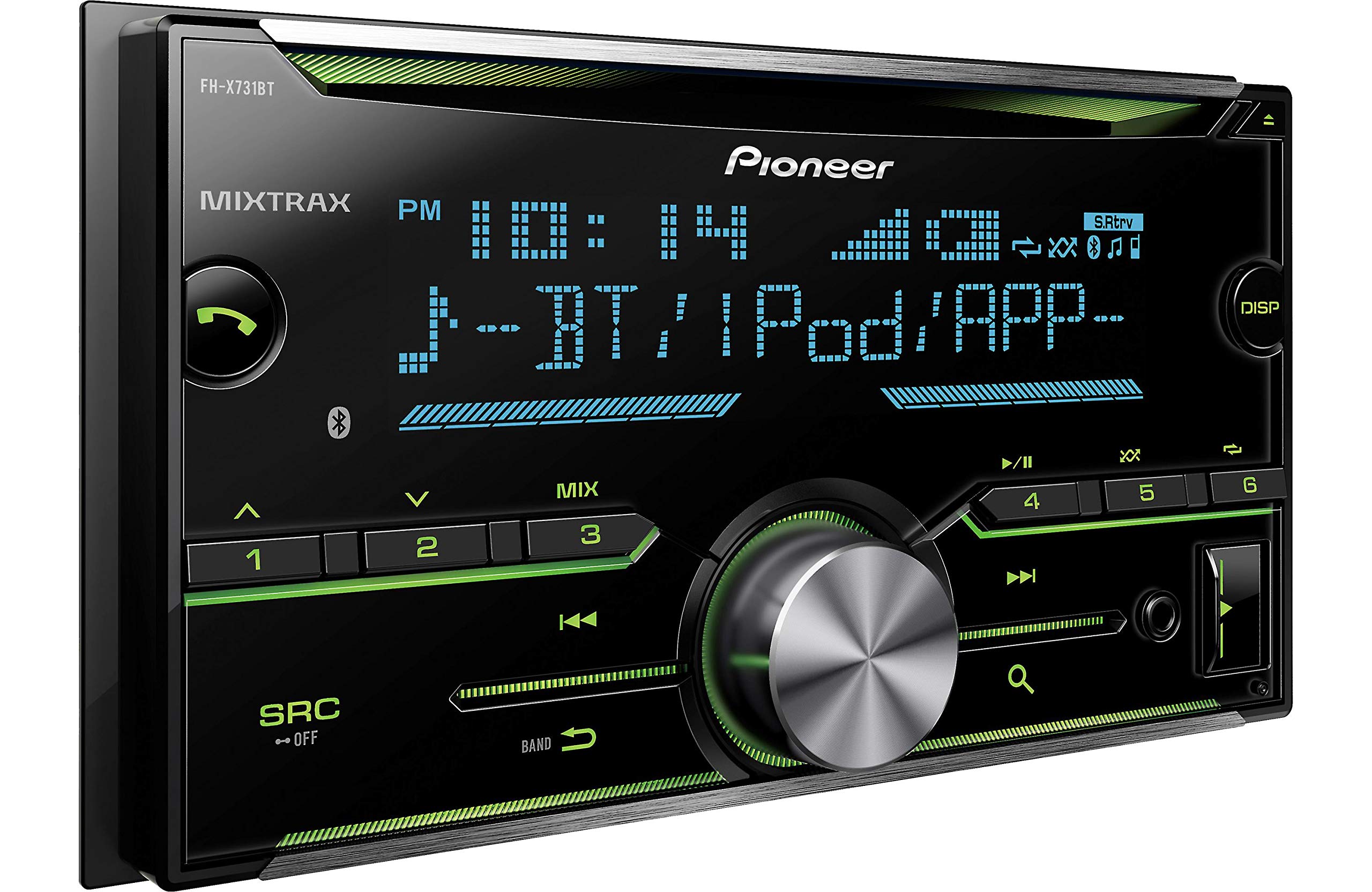 Amazon.com: Pioneer FH-X731BT 2-Din CD Receiver with Enhanced